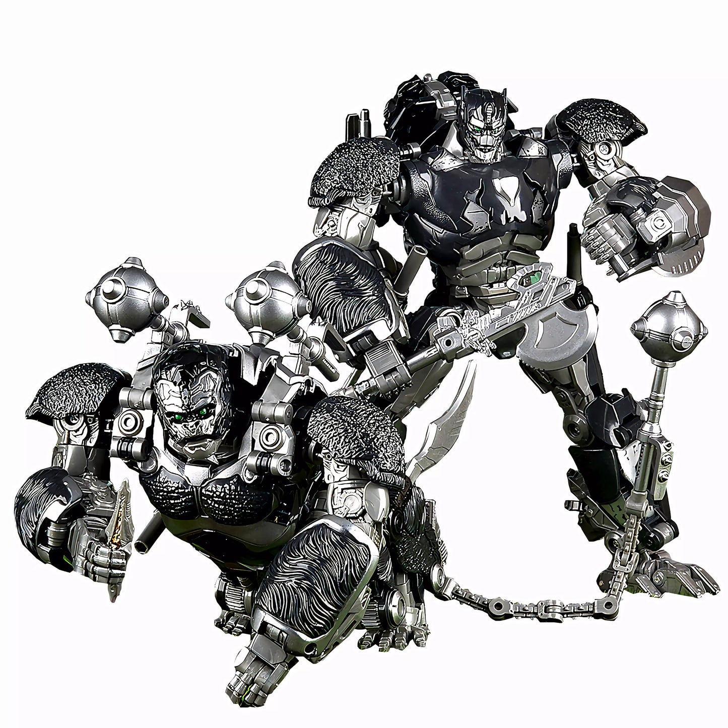 WAIKYTOY Deformation Action Figure – 2 Modes Gorilla & Robot, 8.5-Inch Poseable Toy for Kids 6+