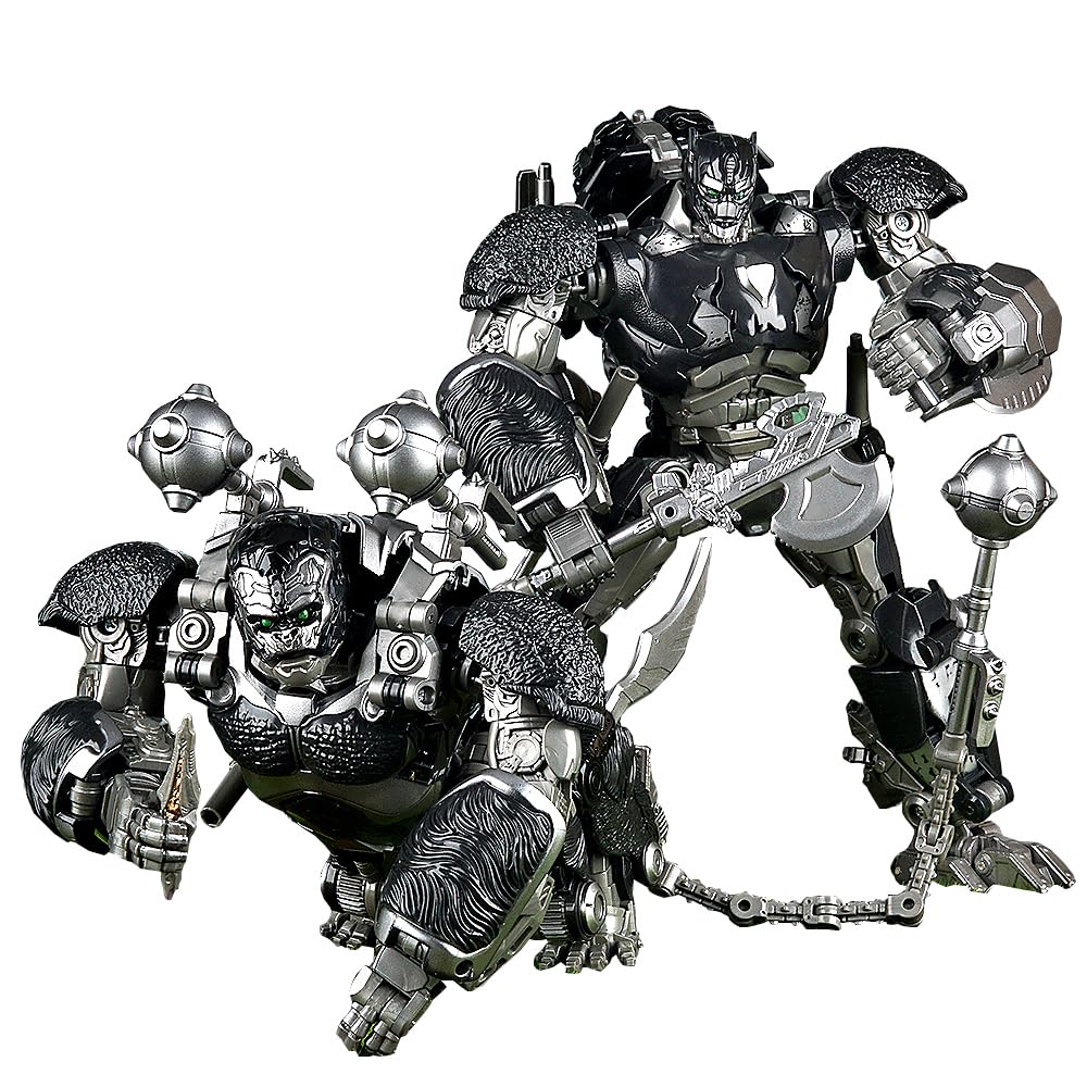 WAIKYTOY Deformation Action Figure – 2 Modes Gorilla & Robot, 8.5-Inch Poseable Toy for Kids 6+