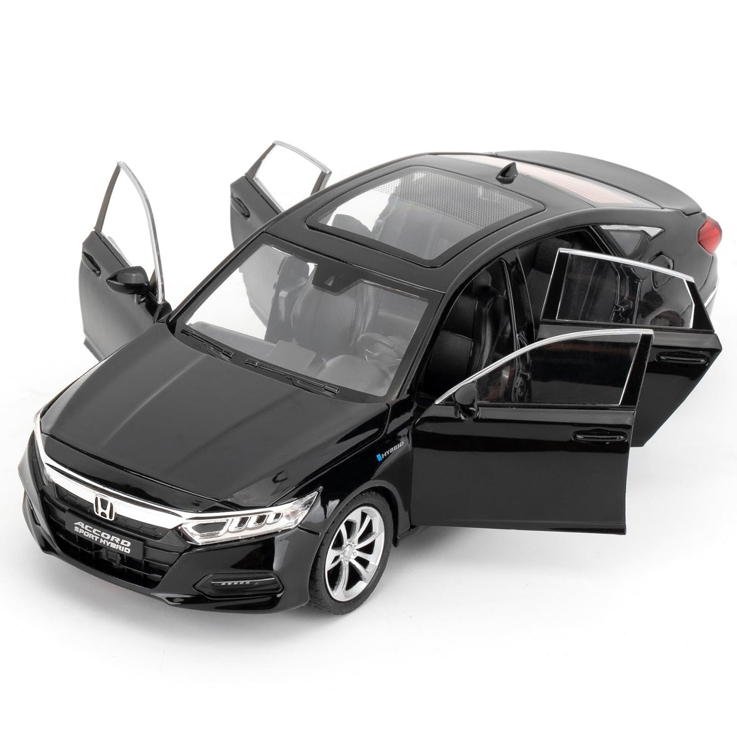 WAKAKAC 1:24 Accord Toy Car – Pull-Back Die-Cast with Lights & Sounds | Gift for Kids & Collectors