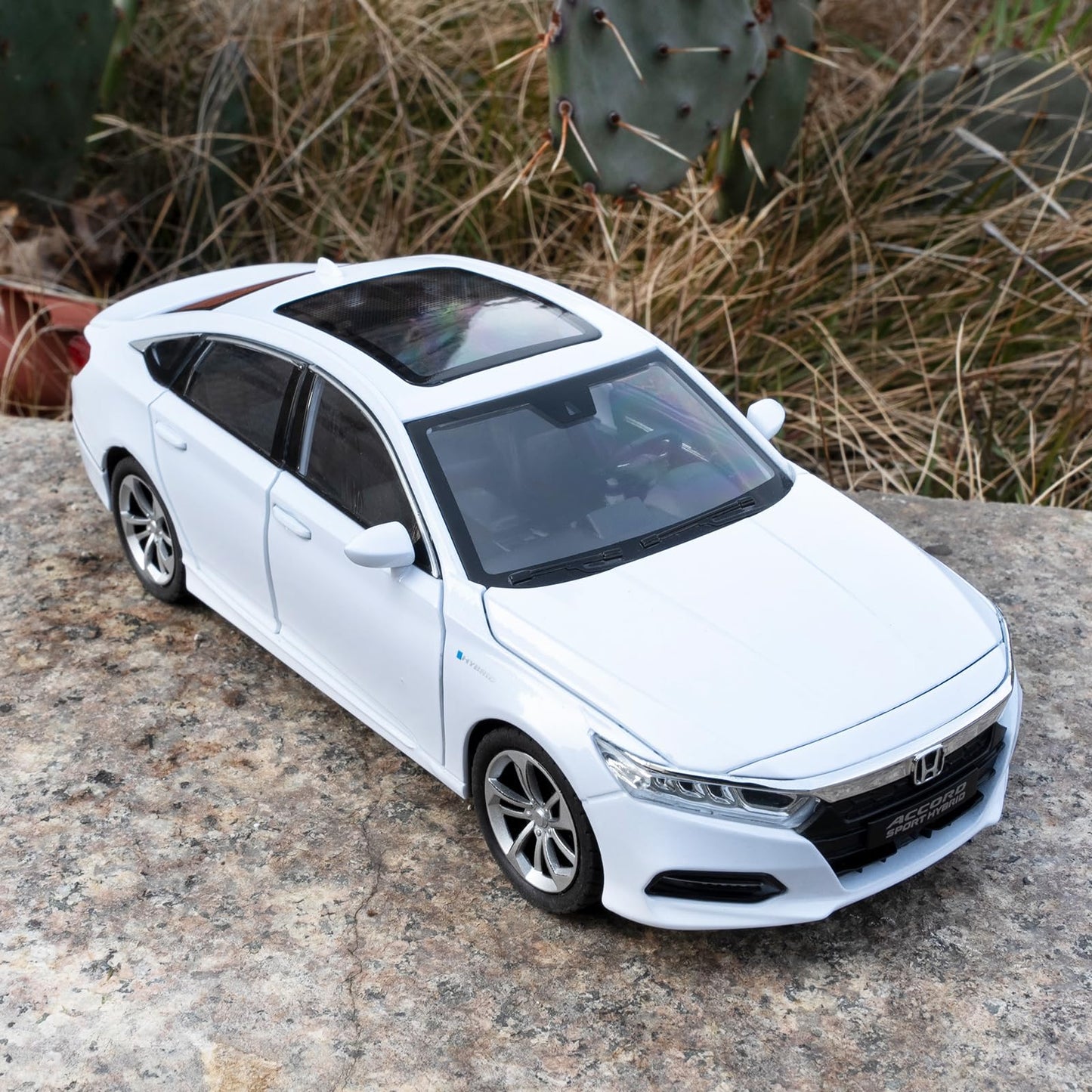 WAKAKAC Toy Cars for 1:24 Accord – Pull-Back Die-Cast with Lights & Sounds