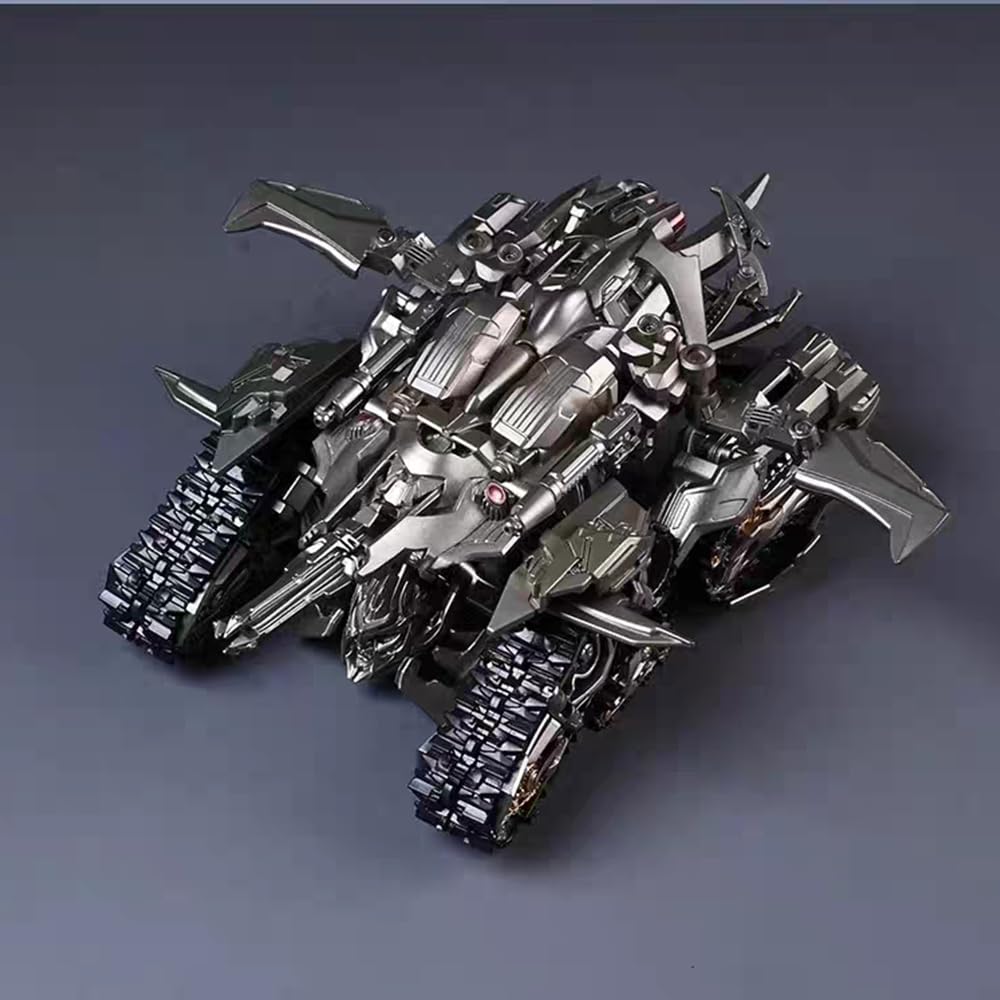 wakidong 2-in-1 Car Robot Toy — 7.1-Inch Deformation Action Figure Tank with Accessories