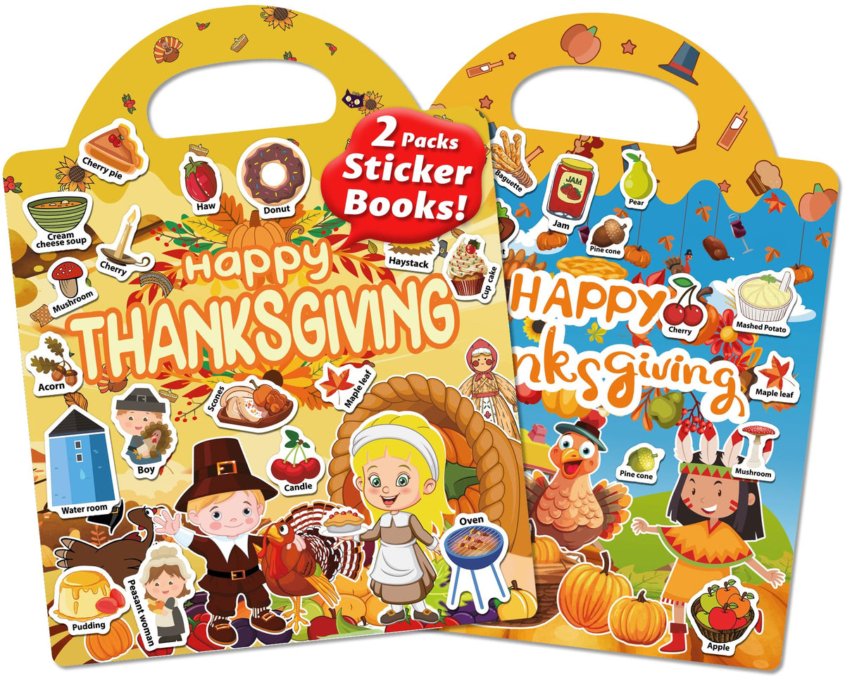 Walenced Reusable Sticker Book for Toddlers | Portable, Screen-Free Kids Activities (Ages 3+)