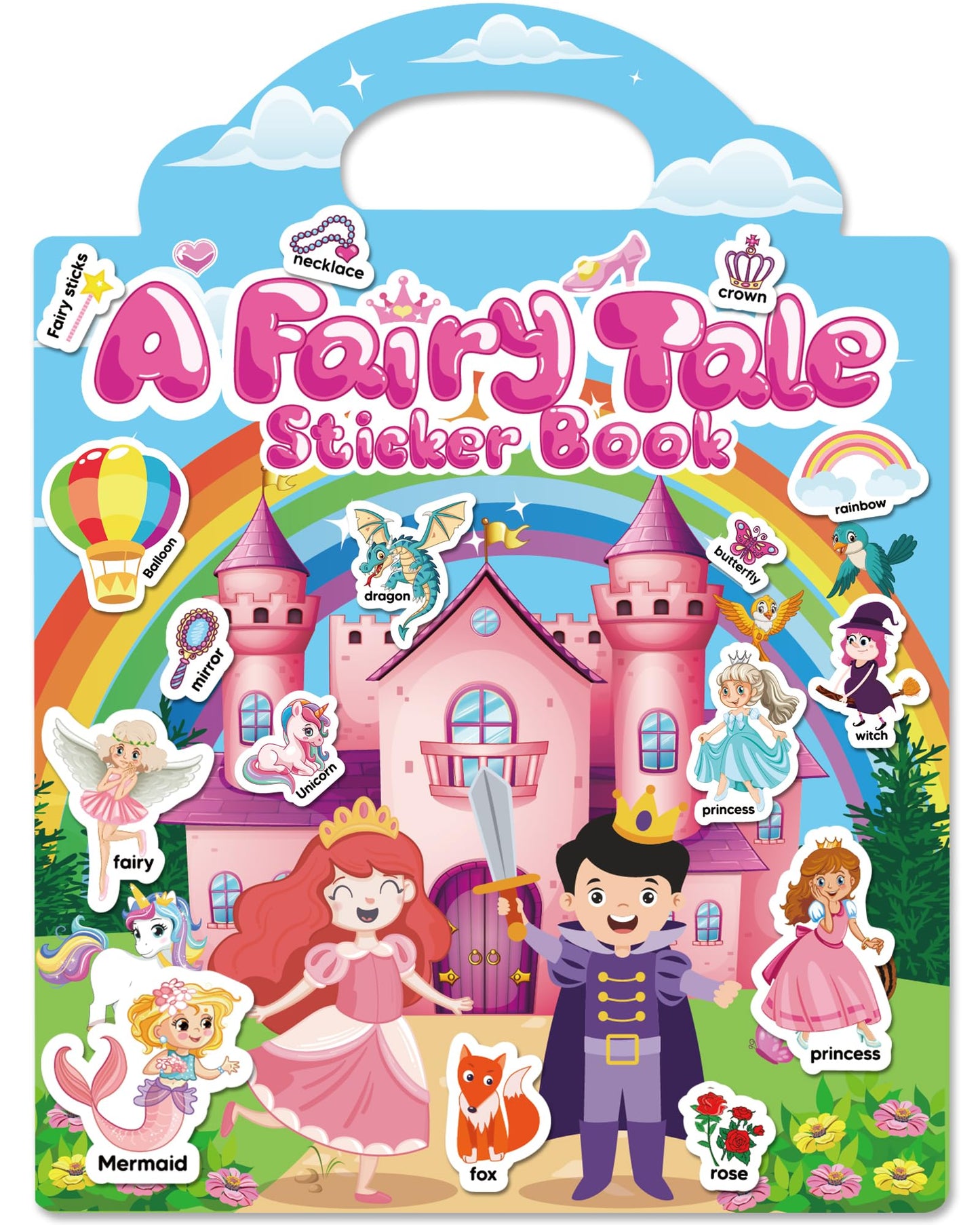 Walenced Reusable Sticker Book for Toddlers – Portable Waterproof Sticker Activity for Kids
