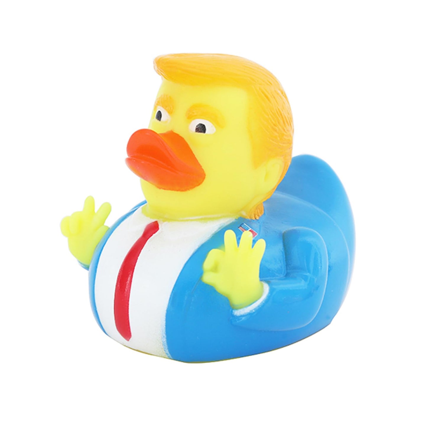 Waliah Rubber Ducks Trump Duck — Durable Squeaky Bath Toy for Kids