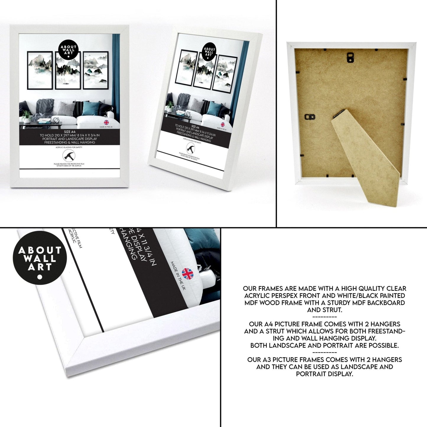 Wall Art Pictures | Set of 3 Beach Decor Wall art Prints