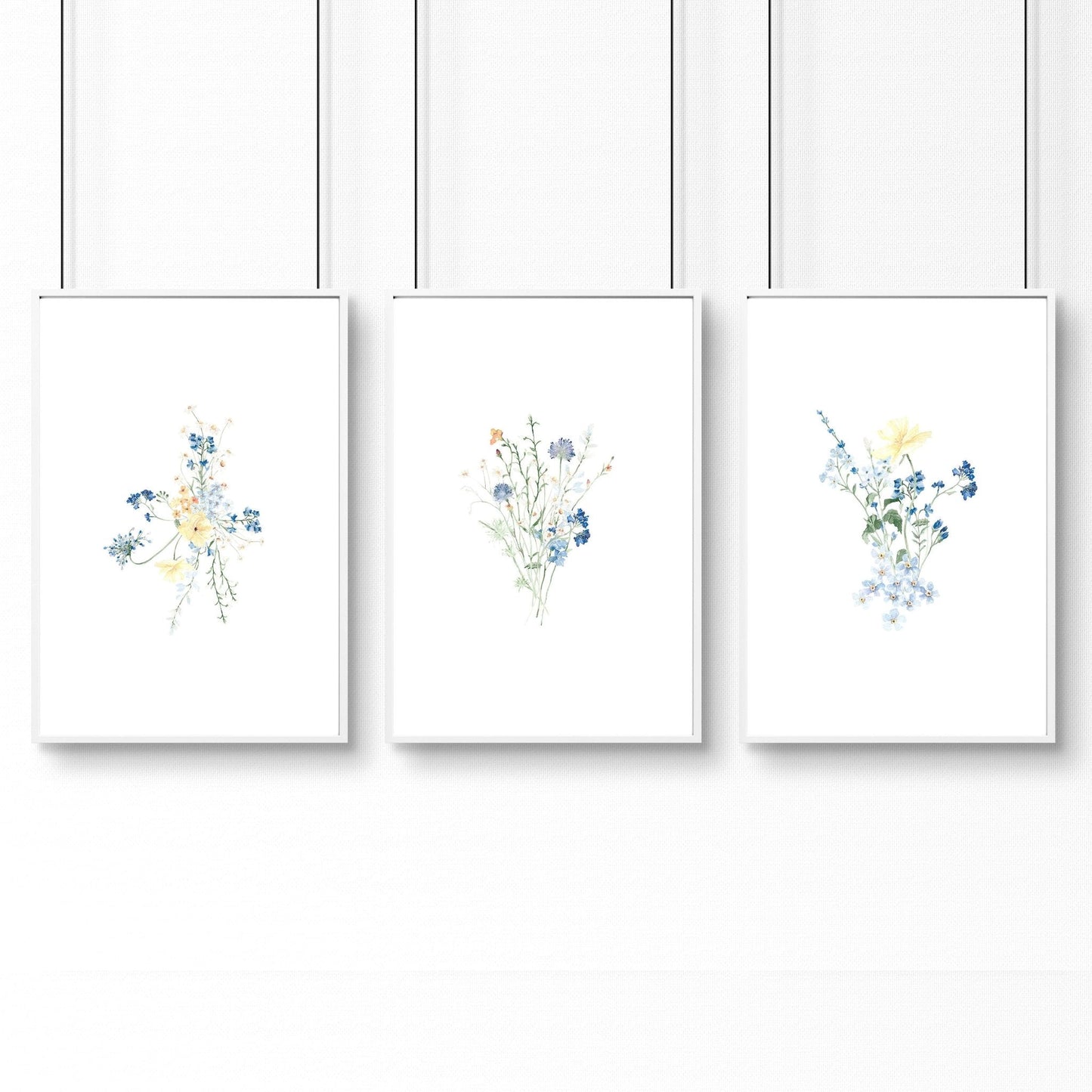 Wall Decorating Ideas For Office | Set of 3 wall art prints