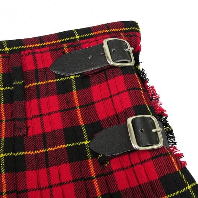 Wallace Tartan Traditional Scottish Men's Kilt Outfit , Buckle, Belt, Sporran Set