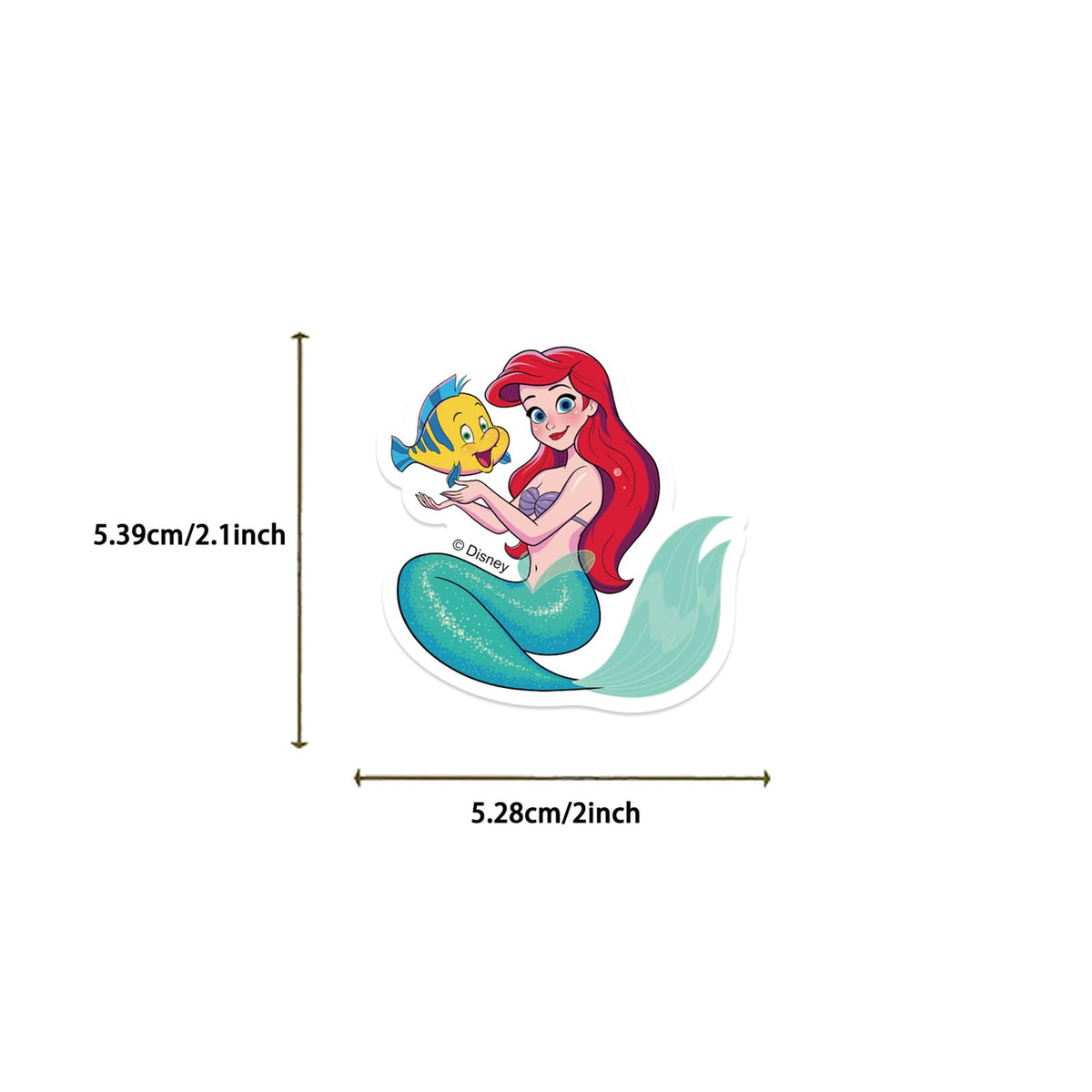 Wanhuatong 52pcs Princess Stickers – Waterproof Vinyl Decals for Water Bottles, Laptops & DIY Decor