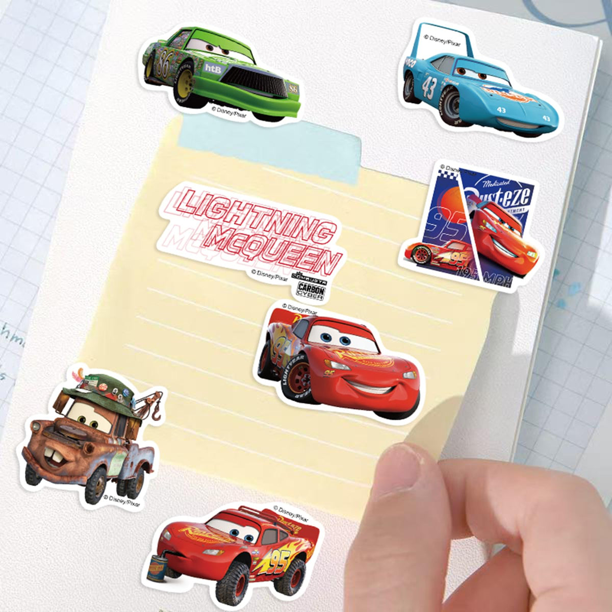 wanhuatong 50Pcs Cartoon Cars Stickers – Waterproof Vinyl Decals for Laptops, Water Bottles & More