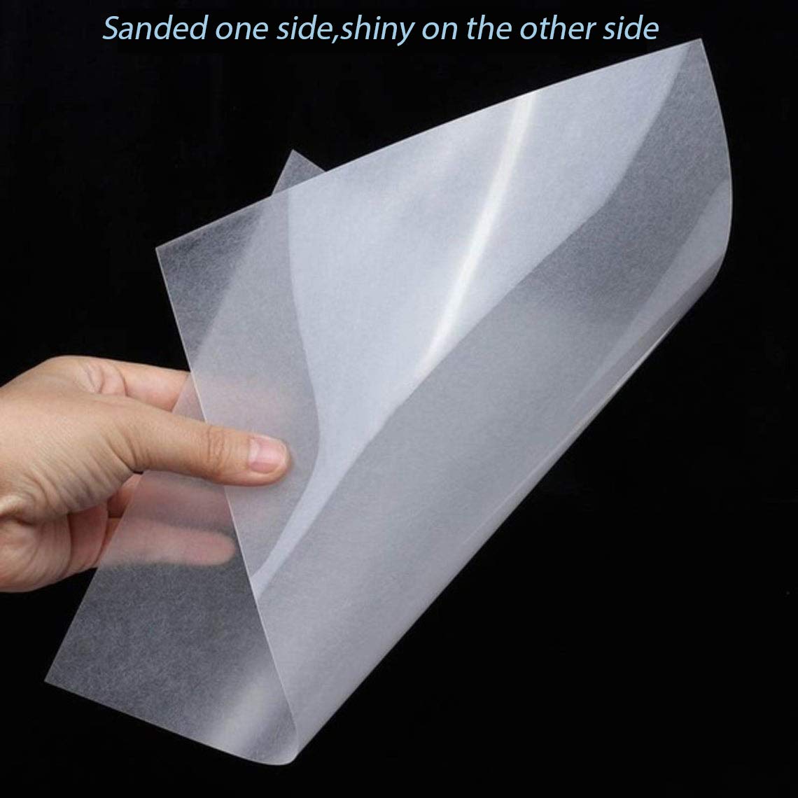 Warckon 24-Pack Shrink Plastic Sheets – Frosted & Glossy DIY Craft Paper