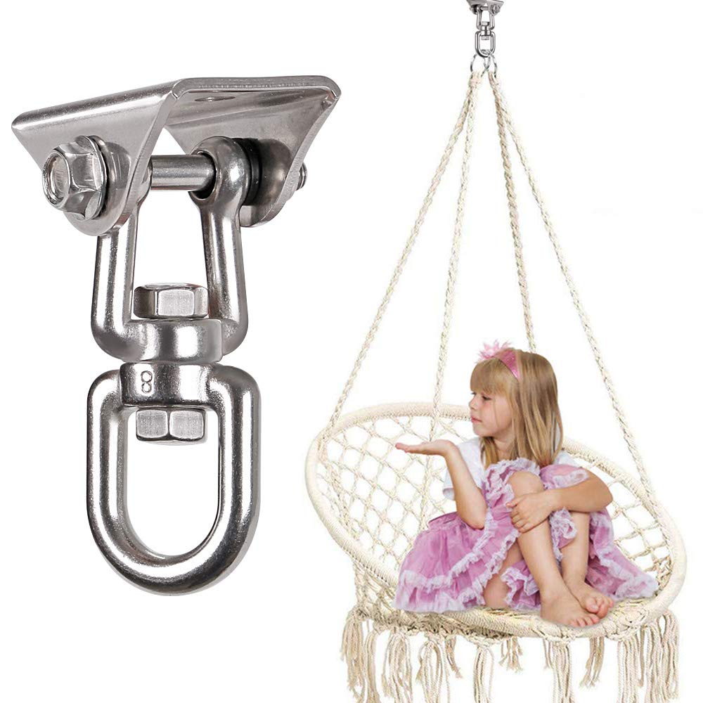 WAREMAID Heavy Duty 360° Swivel Hanger – Stainless Steel Ceiling Mount, 1000 lb Capacity