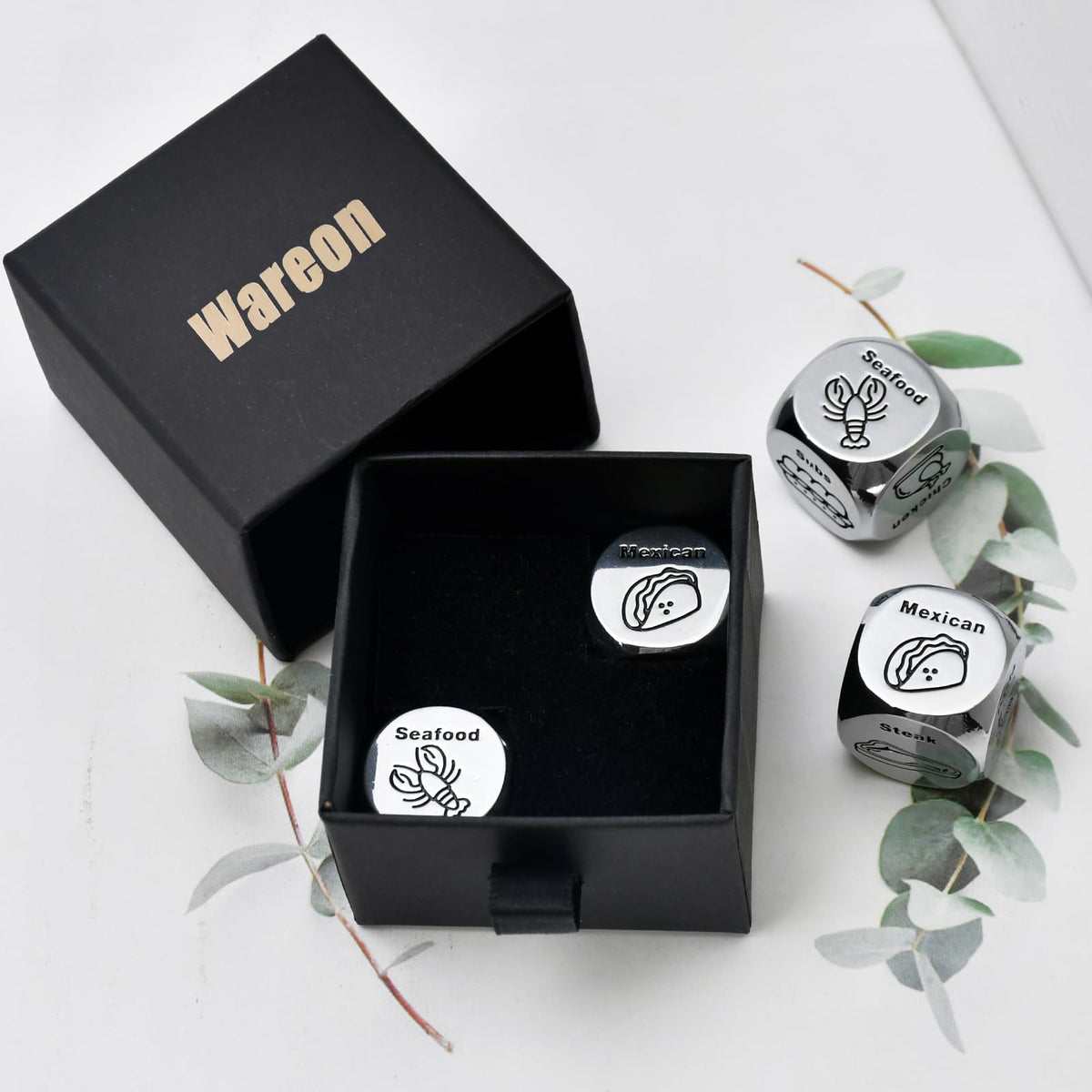Wareon Date Night Food Dice – Valentine’s & Gift Ideas for Him & Her