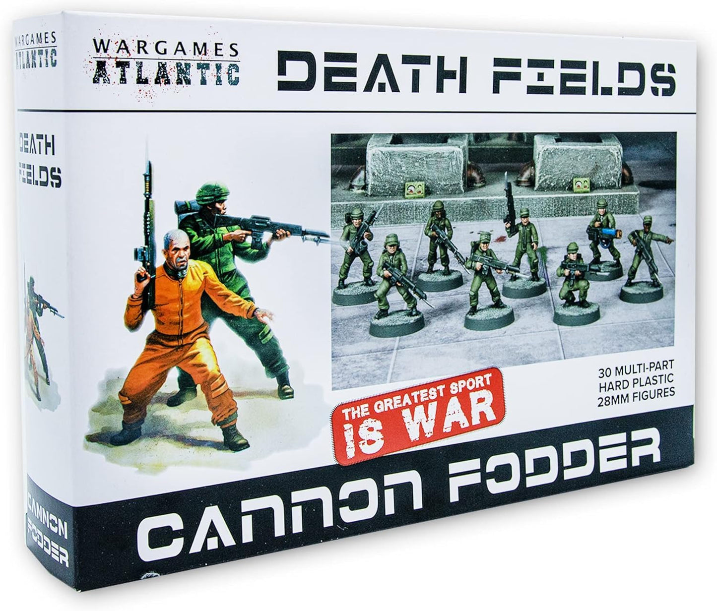Death Fields: Cannon Fodder – 30-Figure Plastic Troop Box | Wargames Atlantic