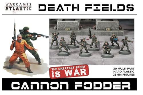 Death Fields: Cannon Fodder – 30-Figure Plastic Troop Box | Wargames Atlantic