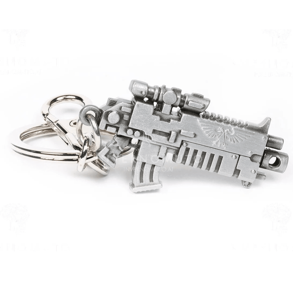 Warhammer 40k Metal Bolter Keychain