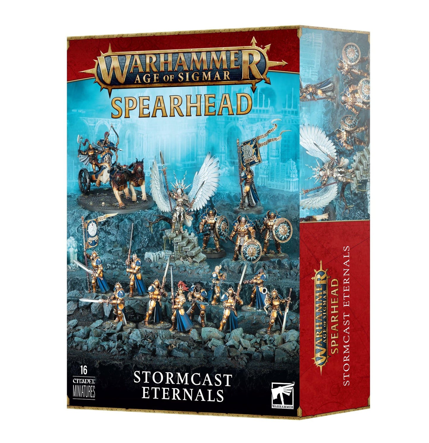 Warhammer Age of Sigmar Spearhead: Stormcast Eternals – 16-Miniature Boxed Set