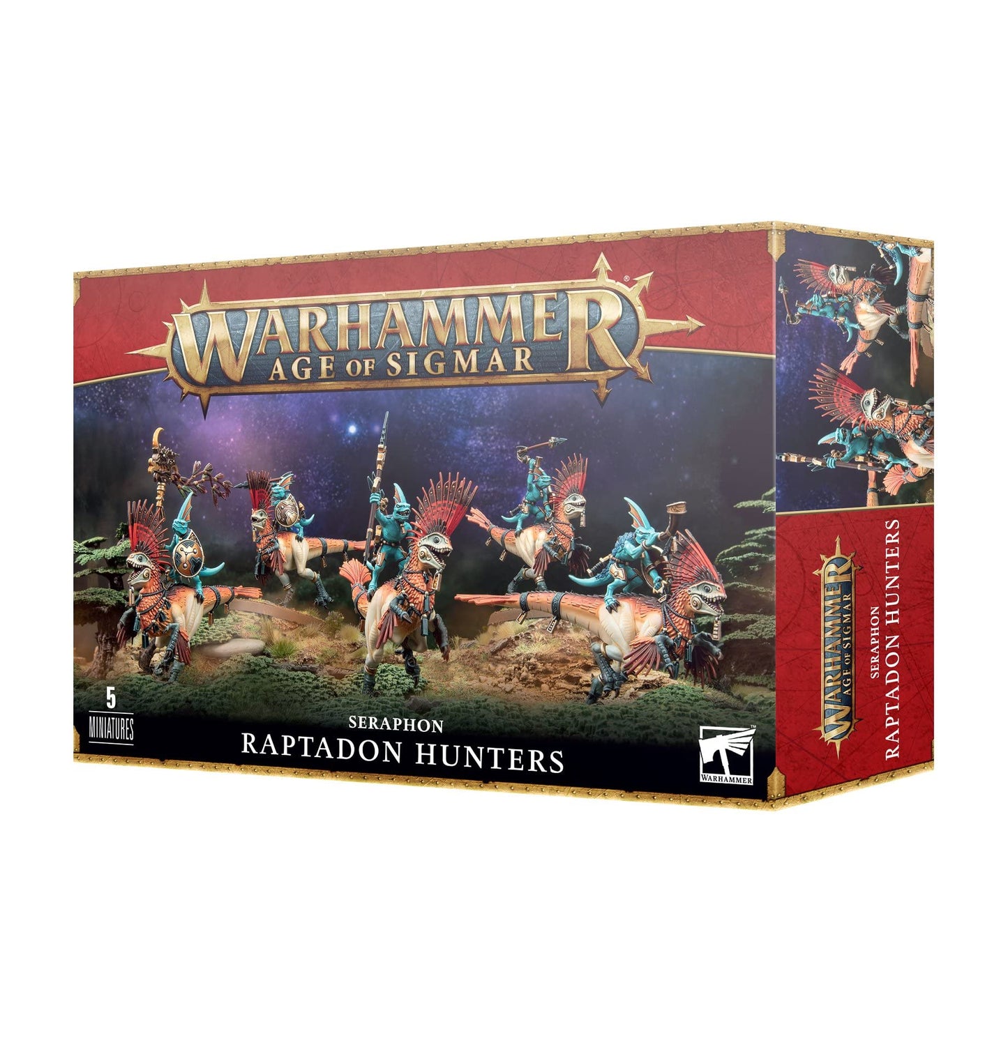 Warhammer Age of Sigmar Seraphon: Raptadon Hunters – Unassembled Miniatures