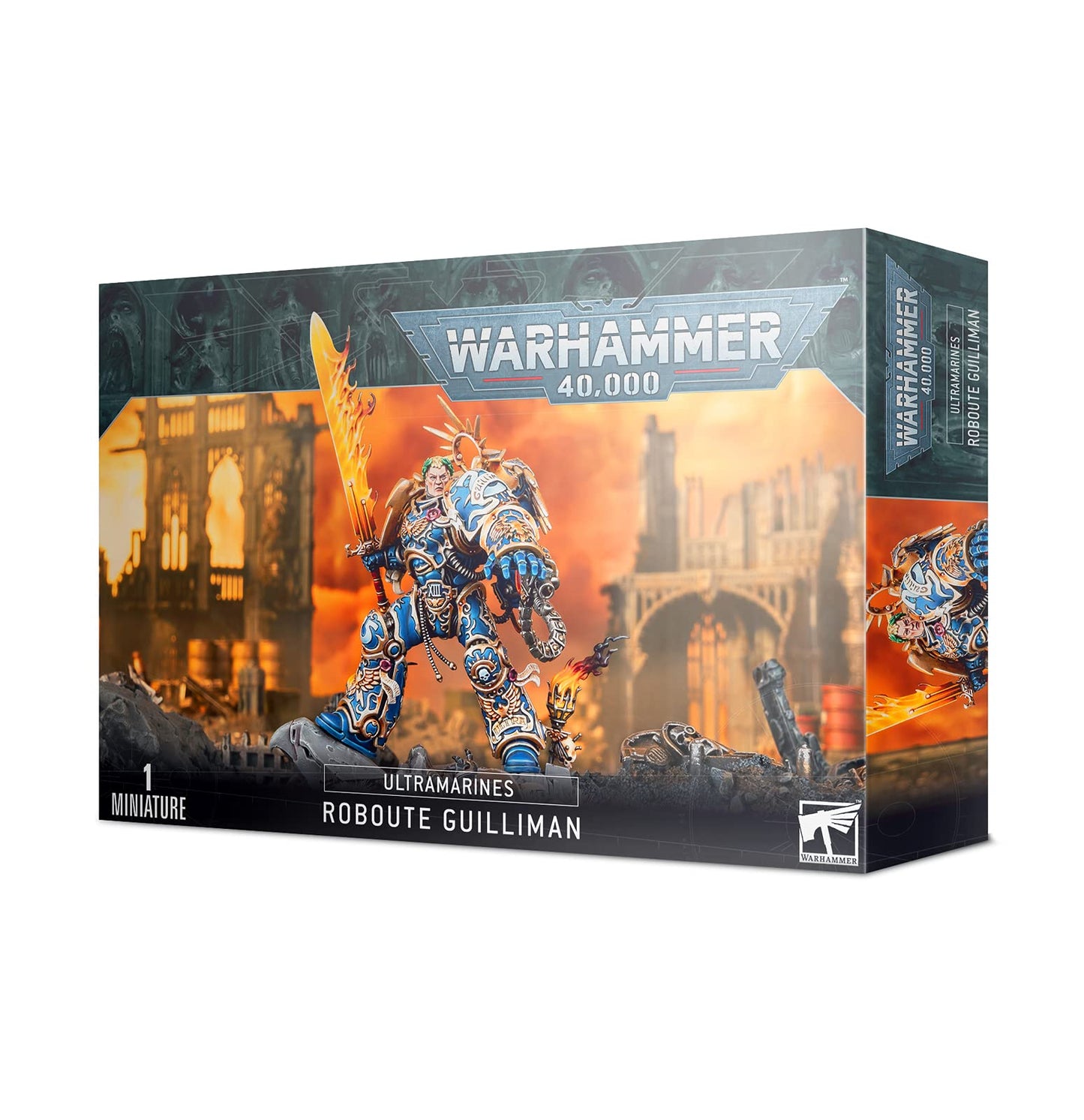 Warhammer Ultramarines Roboute Guilliman 40k 55-20 | Multi-Part Plastic Model Kit