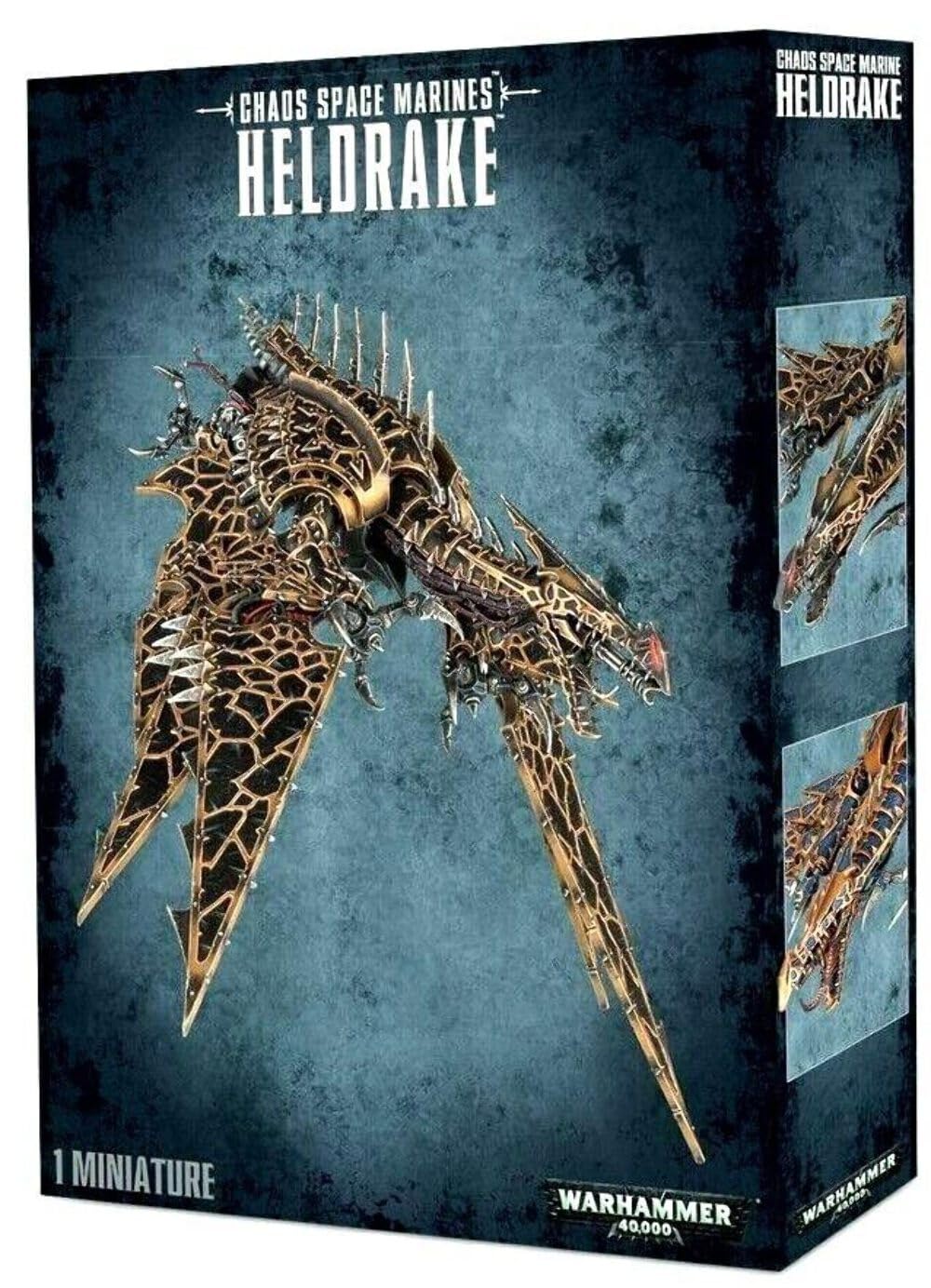 Warhammer Heldrake Chaos Space Marines Figurine – Tabletop Miniature, Plastic Figure, Age 120+