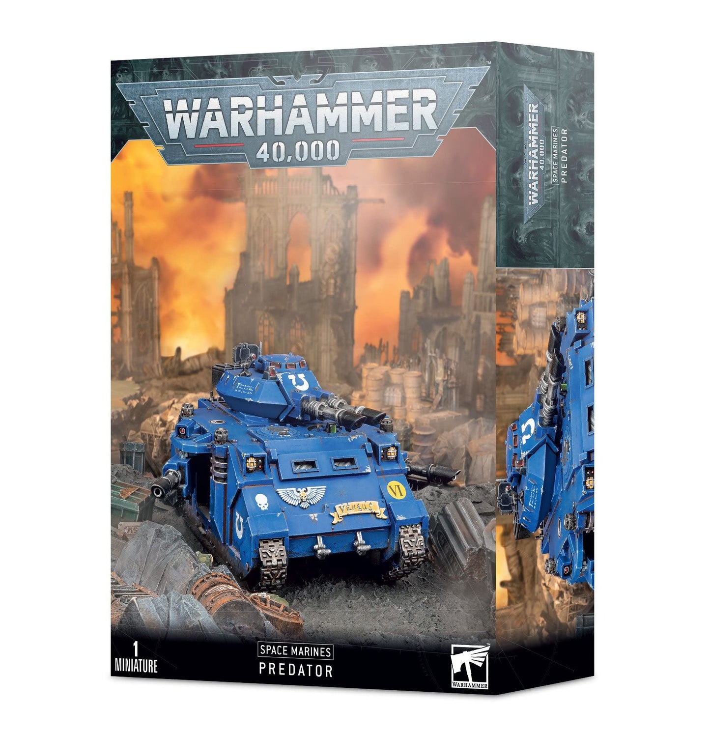 Space Marines Predator | Warhammer 40,000 Plastic Miniature Vehicle
