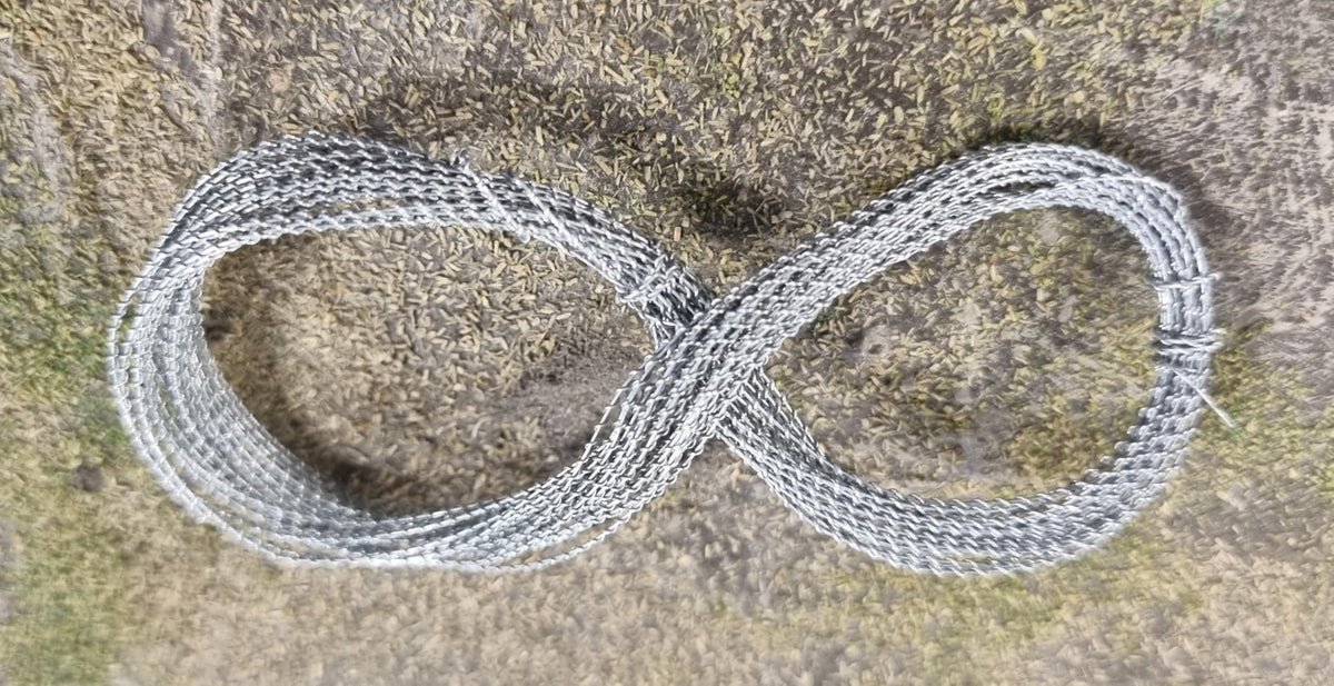 Warlord Games Battlefield Barbed Wire 5m – Metal Razor Wire for Miniatures & Terrain