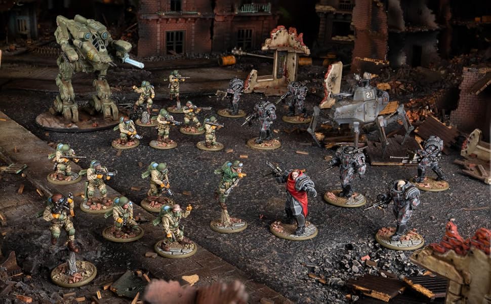 Warlord Games Konflikt '47 Starter Set – 28mm Tabletop Miniatures for 2+ Players