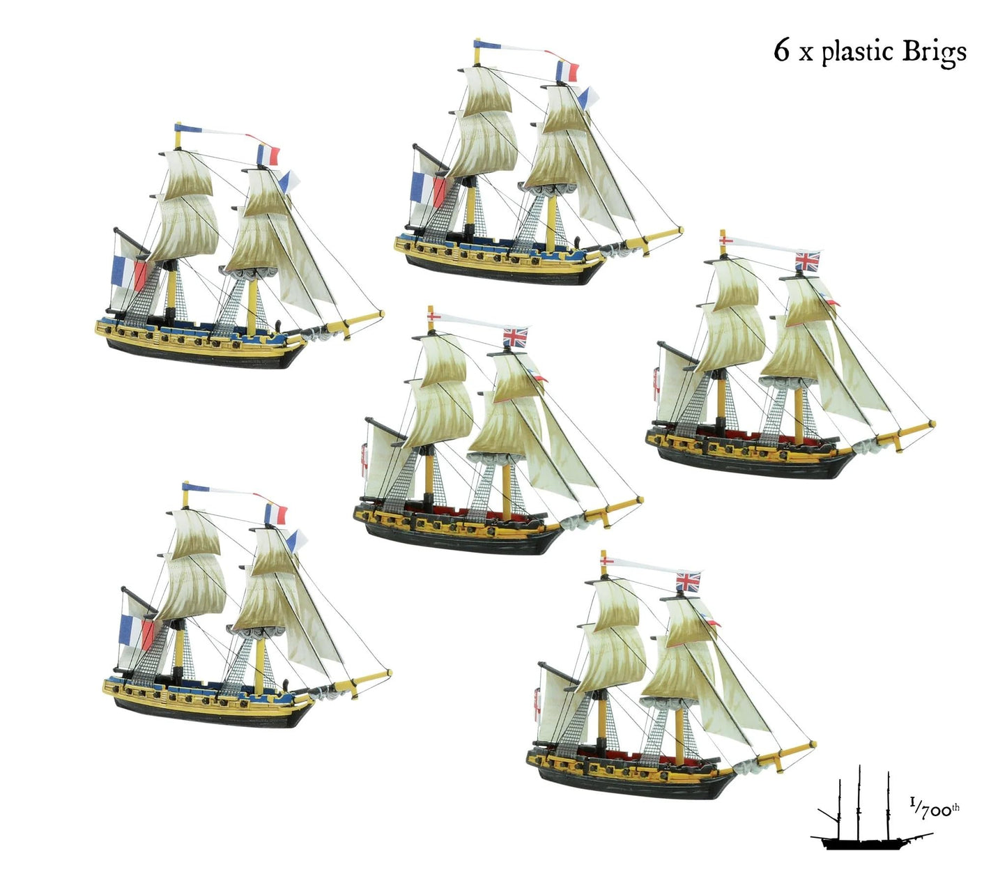 Warlord Games Master & Commander Starter Set – Black Seas Age of Sail Naval Miniatures