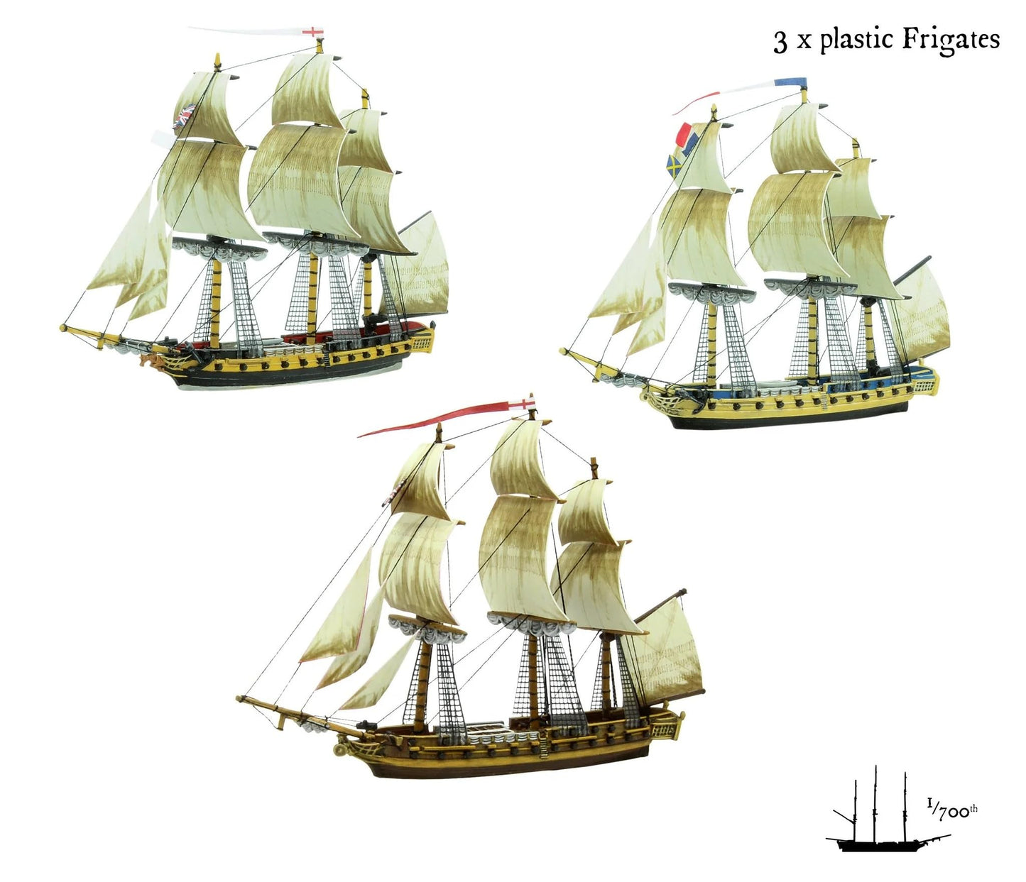 Warlord Games Master & Commander Starter Set – Black Seas Age of Sail Naval Miniatures