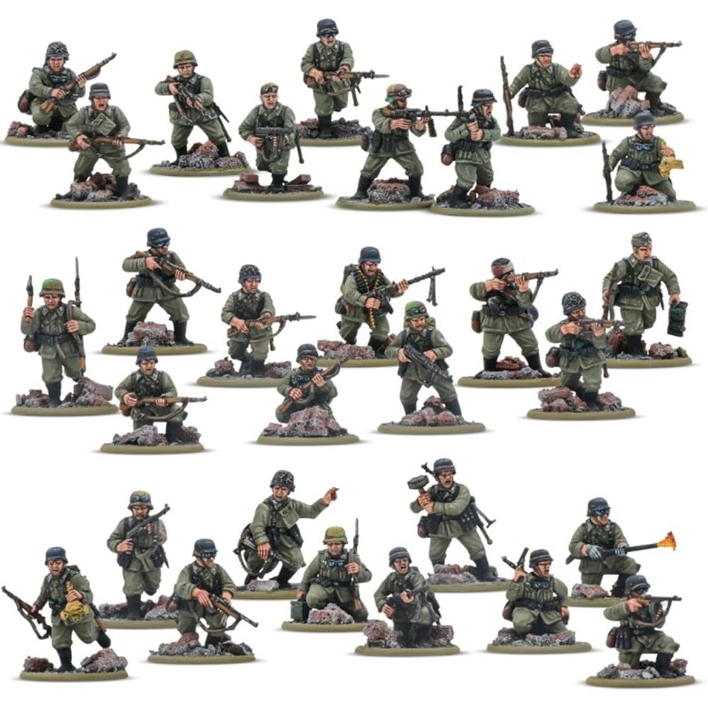 German Army Veterans Infantry 28mm Miniatures for Bolt Action – Warlord Games