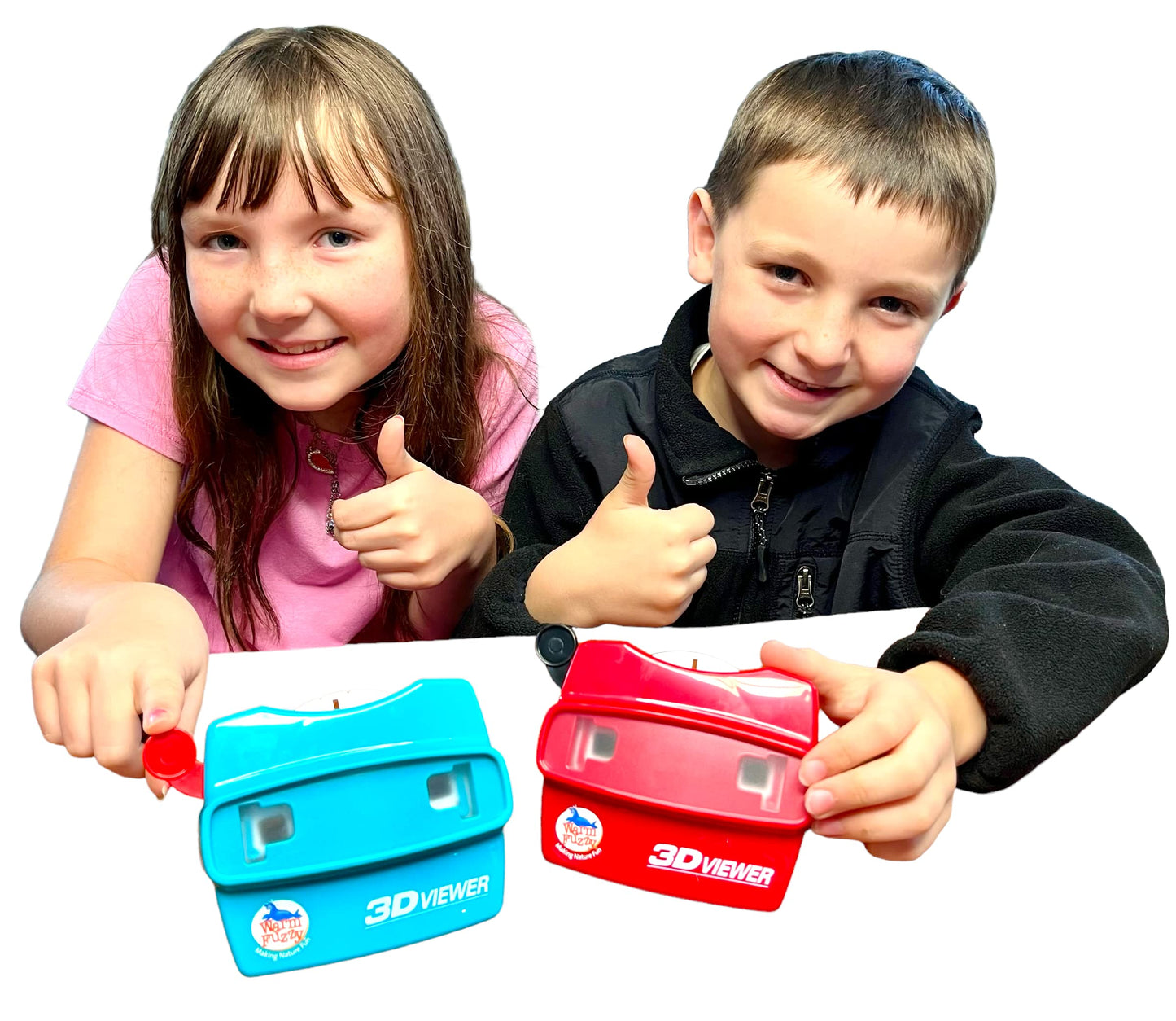Warm Fuzzy Toys 3D Big Cats Viewer T-214BC — 21 HD Images on 3 Discs, Portable for Home & Classroom