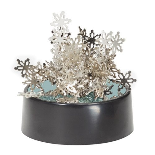 Warm Fuzzy Toys Magnetic Sculptures - Snowflake | Desk Art & Creative Play