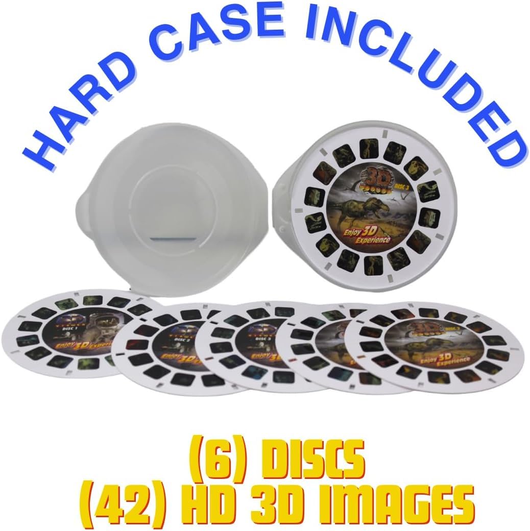 Warm Fuzzy Viewfinder Reels – 6 Slides, 42 HD 3D Birds of Prey & Exotic Birds