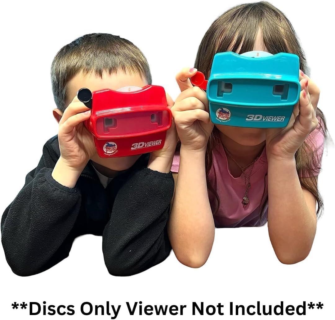Warm Fuzzy Viewfinder Reels – 6 Slides, 42 HD 3D Birds of Prey & Exotic Birds