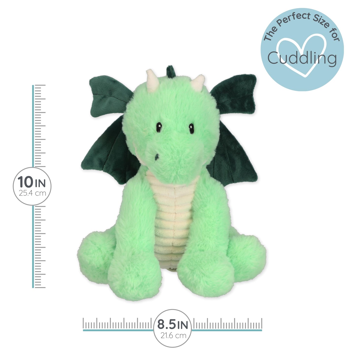 Daniel Dragon Microwavable & Weighted Plush – Warm Pals by 1i4 Group