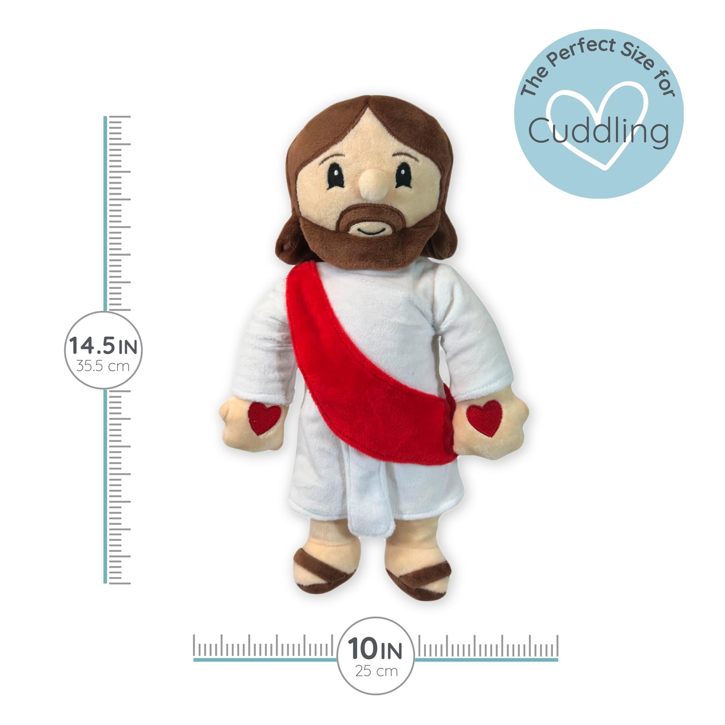 Warm Pals Jesus Plush - Microwaveable Weighted Plush by 1i4 Group