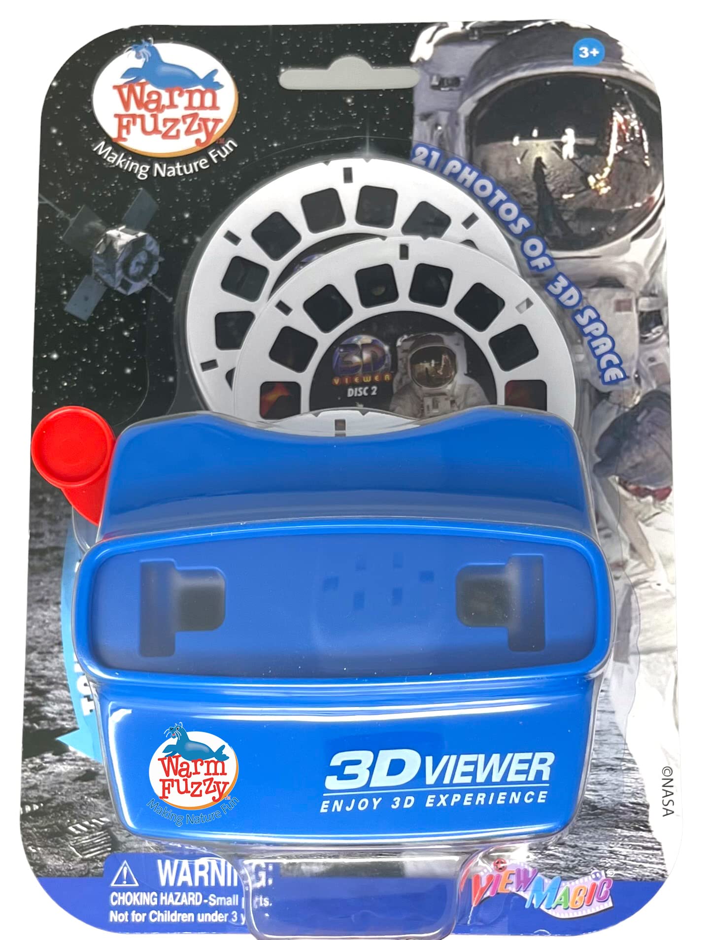 Warm Fuzzy Toys 3D Viewfinder Space Edition - Retro 3D Viewer with 21 HD Images