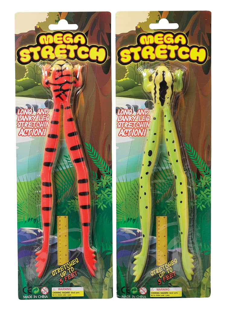Warm Fuzzy Mega Stretch Frog Toy — 2 Styles, Safe, Eco-Friendly Fidget & Prank Toy
