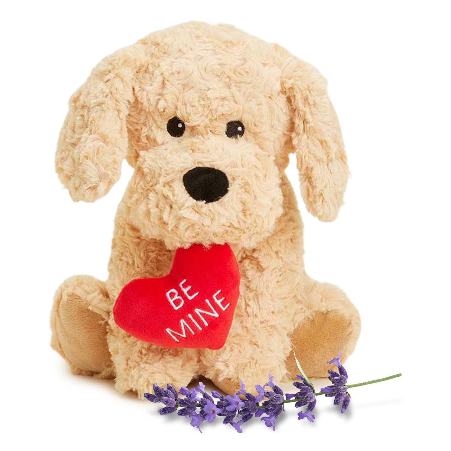 Warmies Dog Golden Be Mine Microwavable Weighted Plush – Cozy Warmth & Comfort