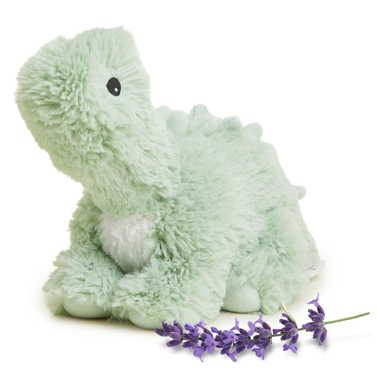 Warmies Green Long Neck Dinosaur – Microwavable Heated Weighted Plush Toy