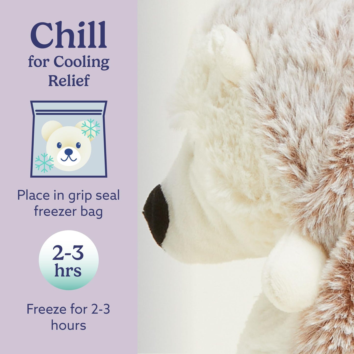 Warmies Hedgehog Microwavable Weighted Plush – Heated Comfort, Lavender Scent