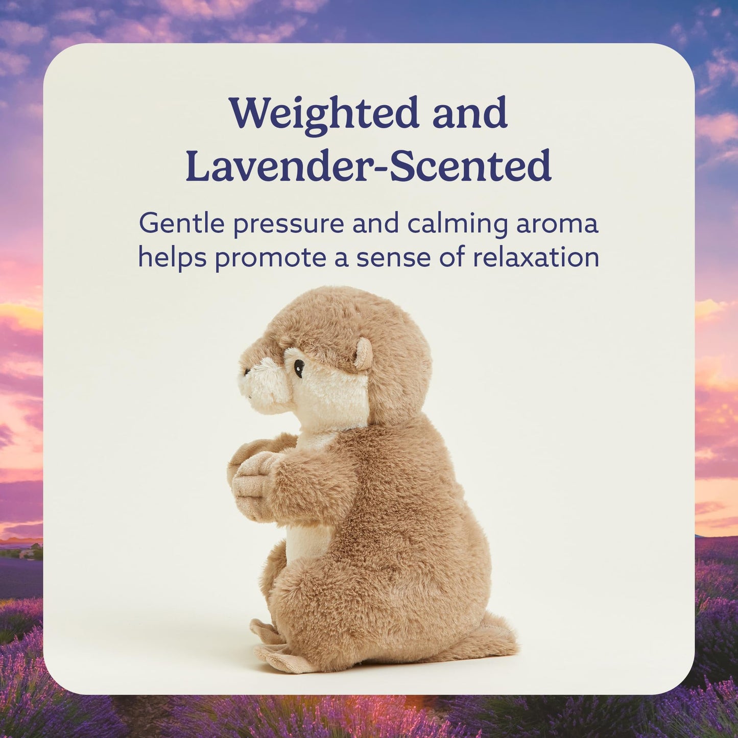 Warmies Junior Otter: Microwavable Weighted Plush for Warmth & Comfort