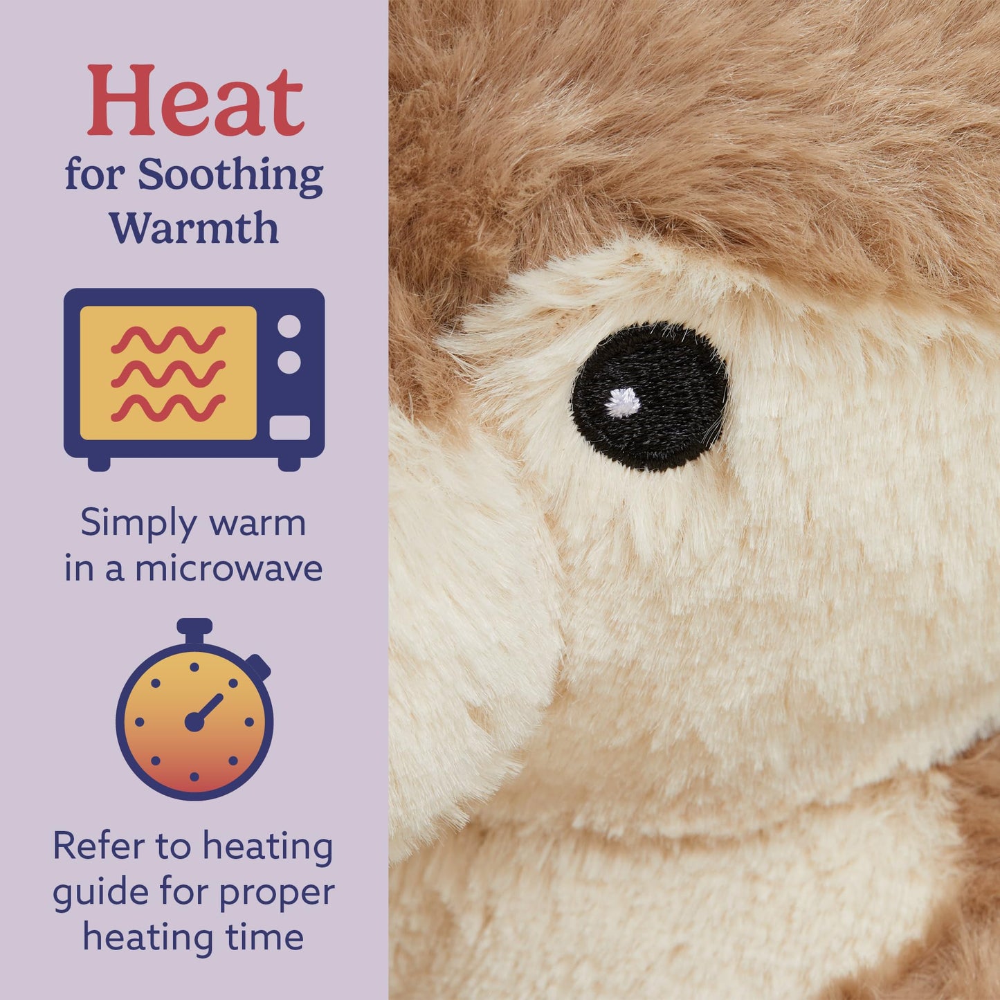 Warmies Junior Otter: Microwavable Weighted Plush for Warmth & Comfort