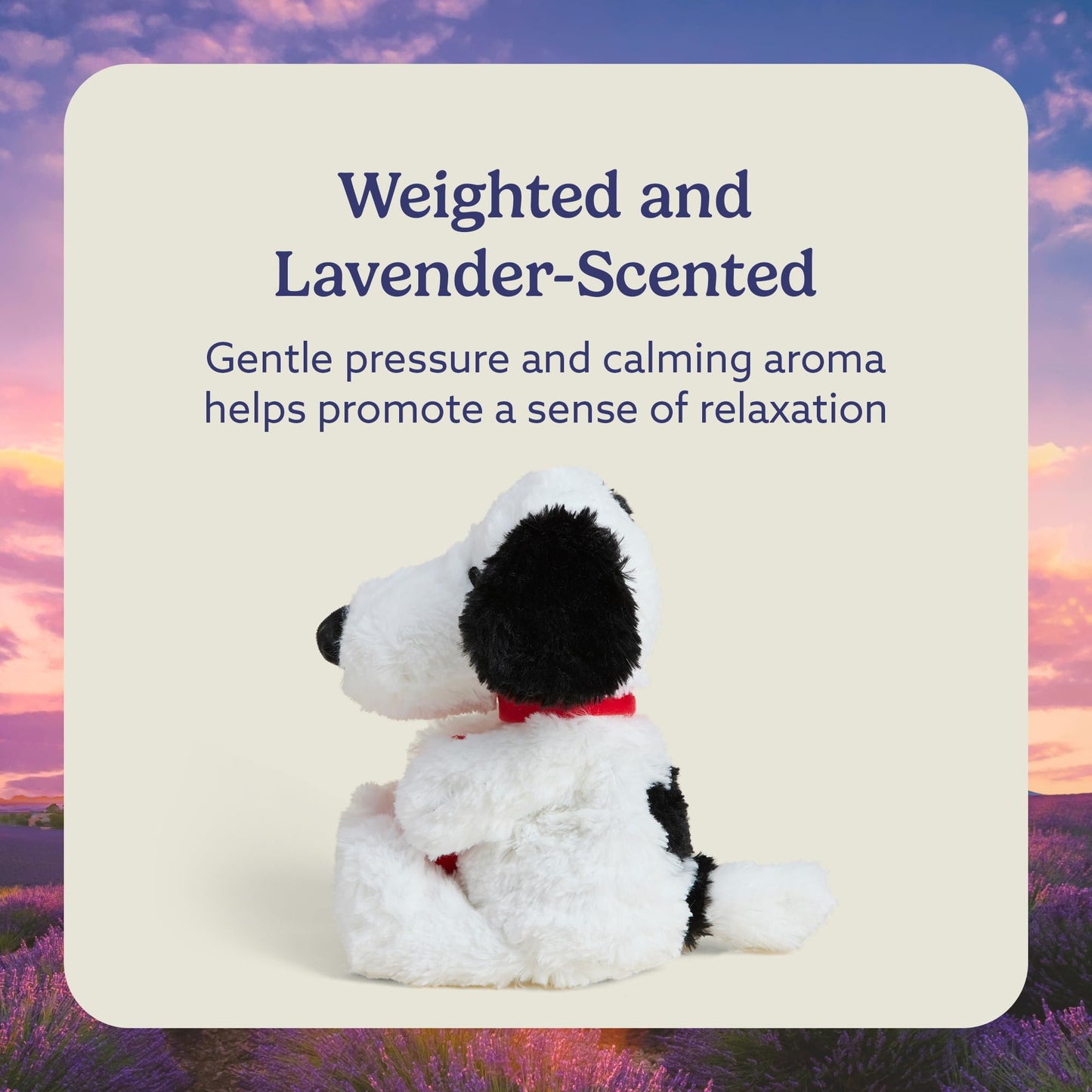 Warmies Red Heart Snoopy – Microwavable & Weighted Heated Plush