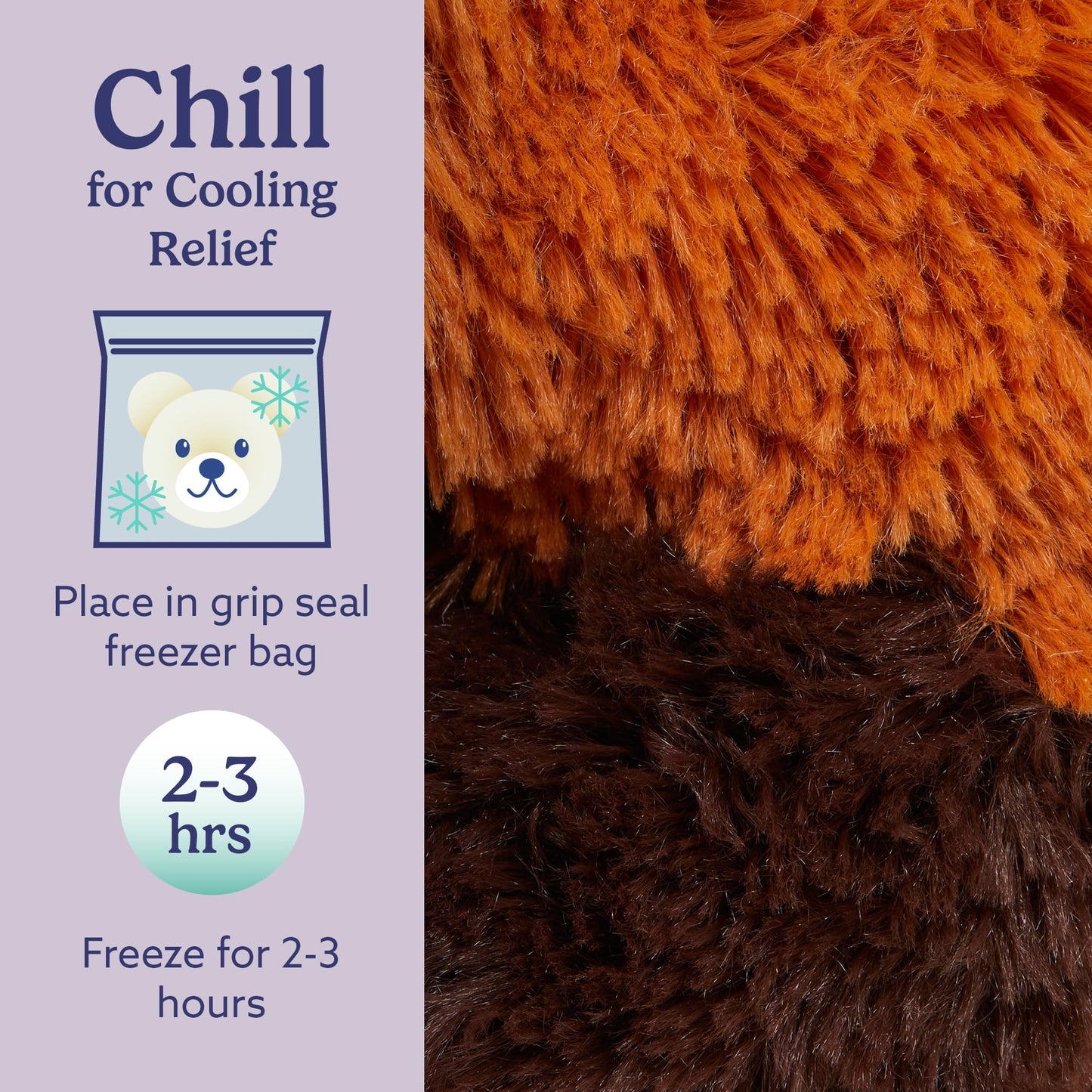 Warmies Red Panda Microwavable & Weighted Plush – Heated Comfort & Lavender Scent