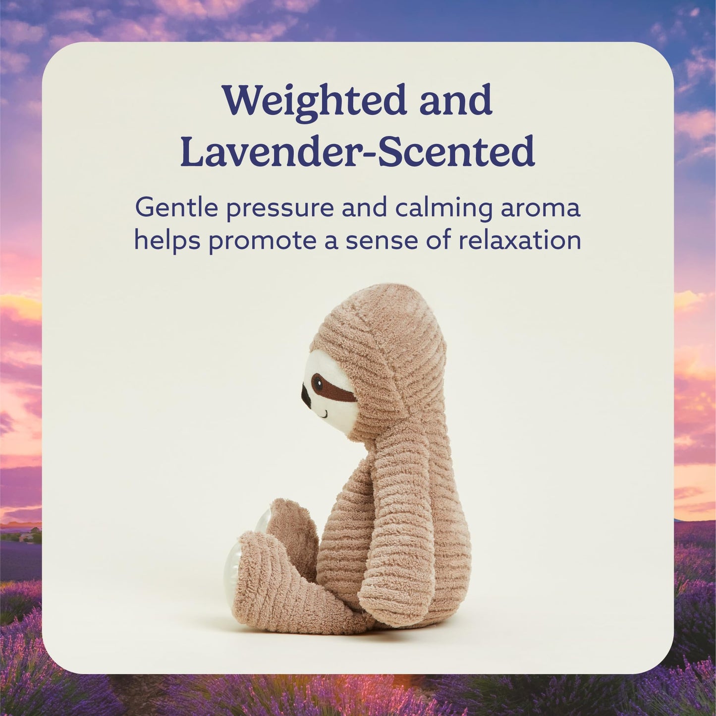 Warmies Sloth – Microwavable, Weighted Plush for Warmth & Comfort