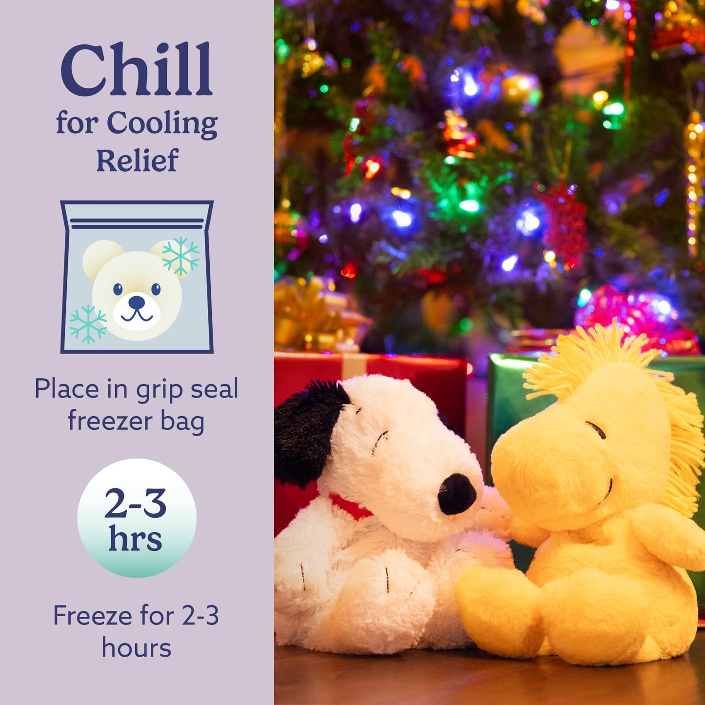 Warmies Snoopy Microwavable and Weighted Plush — Heated Comfort Toy for All Ages