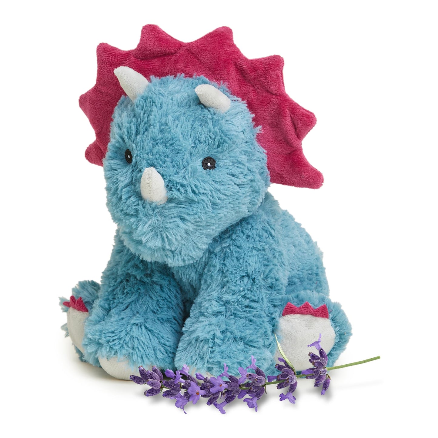 Warmies Triceratops Microwavable & Weighted Plush — Heated Comfort Toy for All Ages