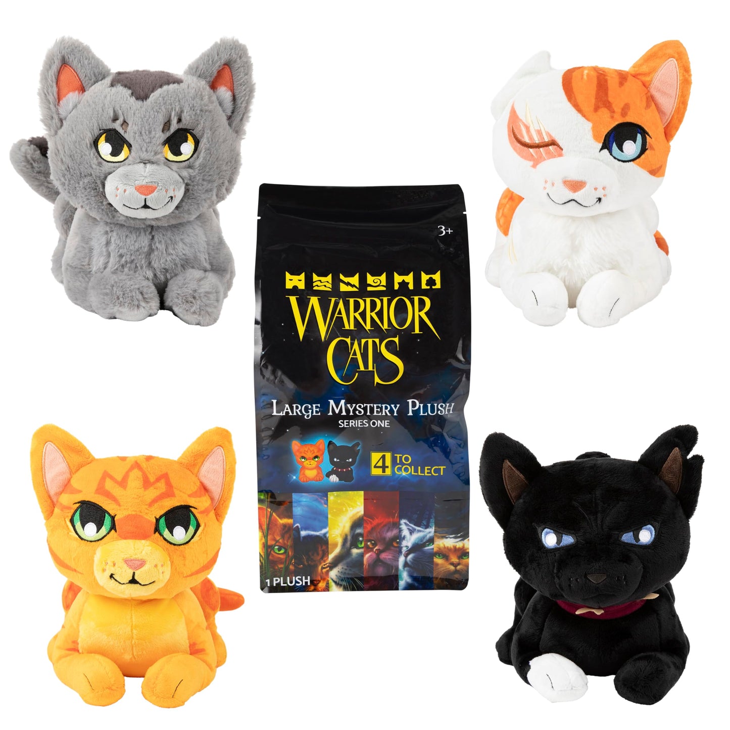 Warrior Cats Large Mystery Plush Series 1 – 11 inch Official Merch