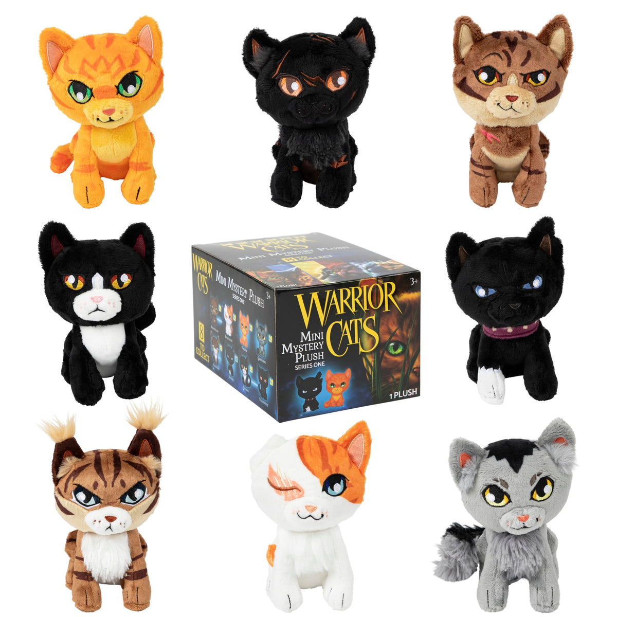 Warrior Cats Mini Mystery Plush - Series 1 | 6-Inch Collectible Plush