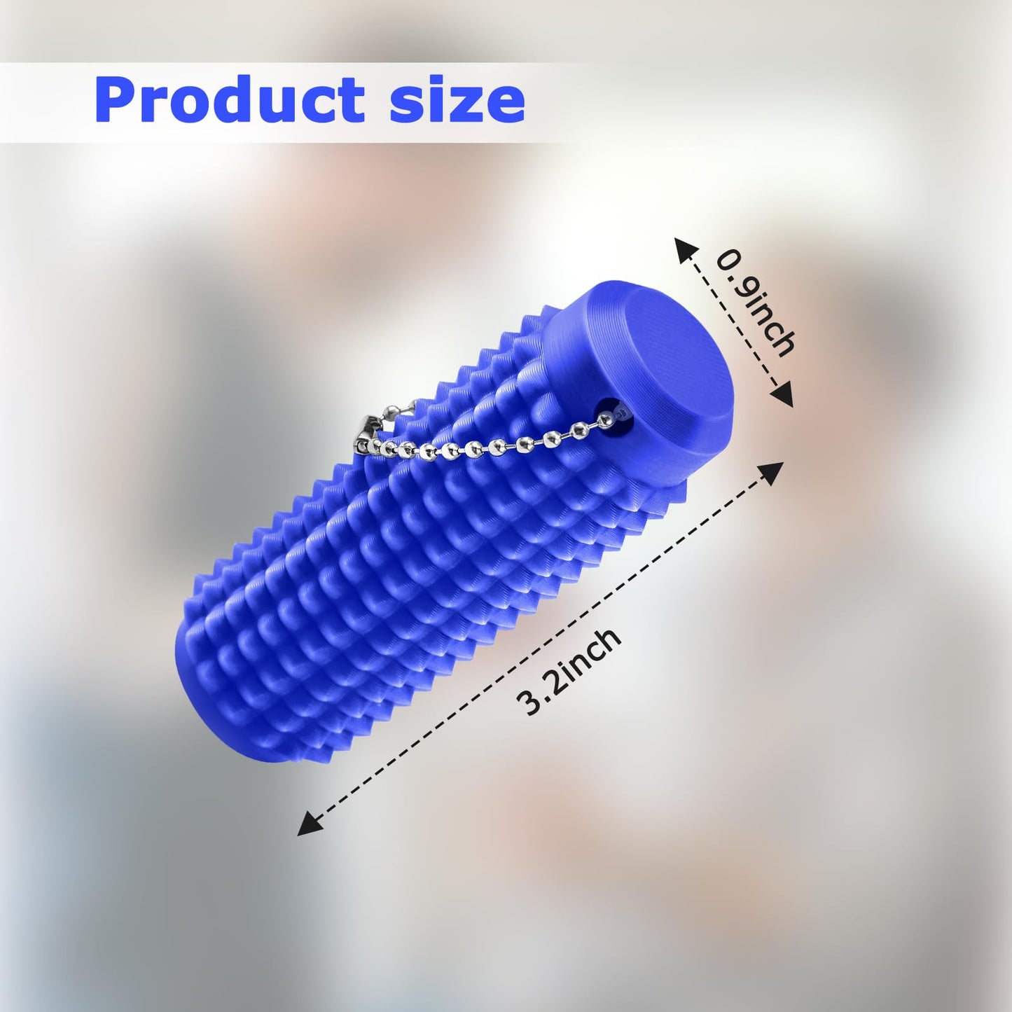 WASENLO Pain Stim Fidget 2 Pack – Portable Stress Relief Fidget Toys for Adults (Black & Blue)